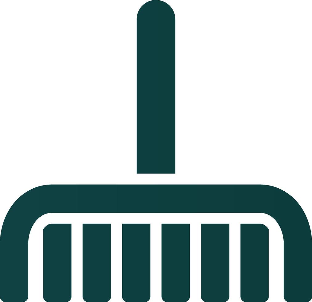 Rake Vector Icon Design