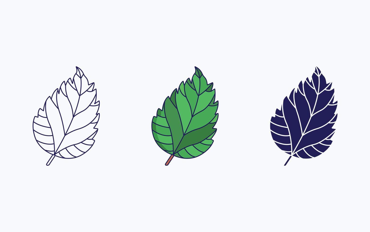 Leaf icon vector design illustration