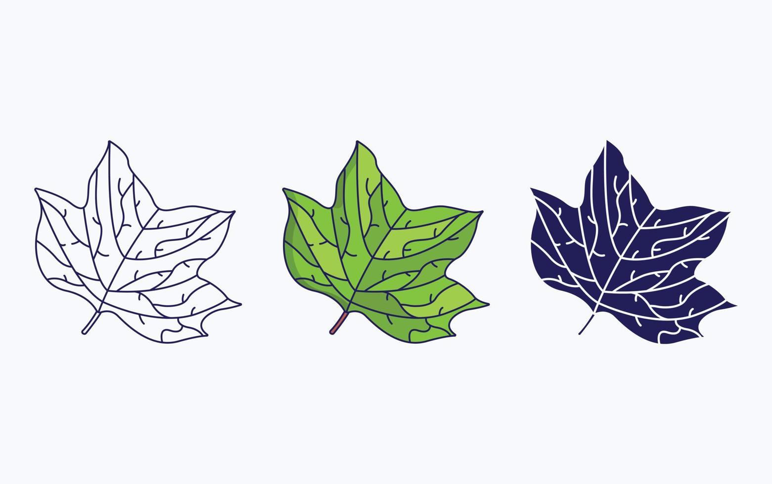 Leaf icon vector design illustration