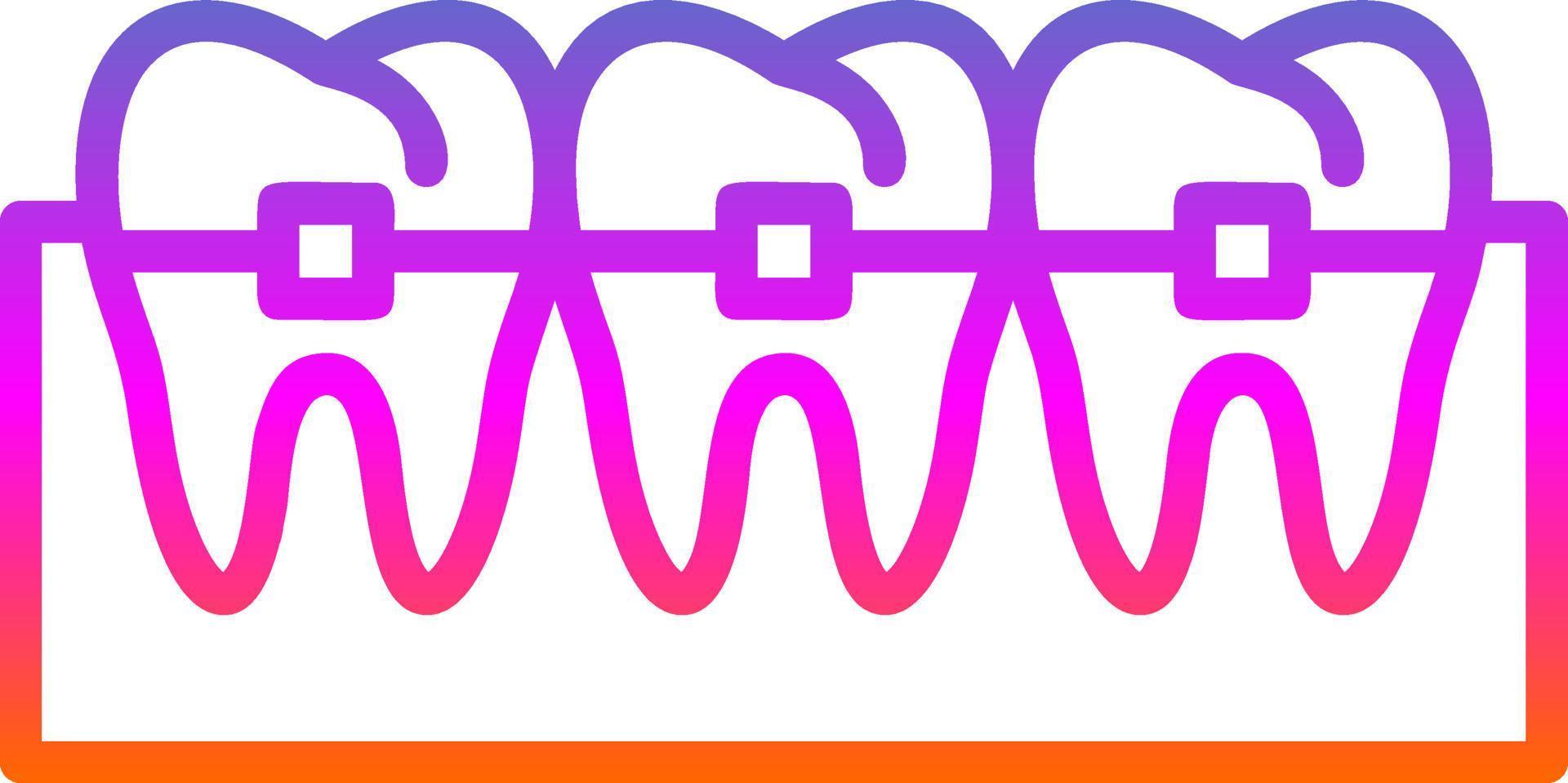 Braces Vector Icon Design