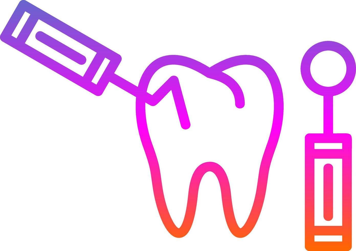 diseño de icono de vector de odontología