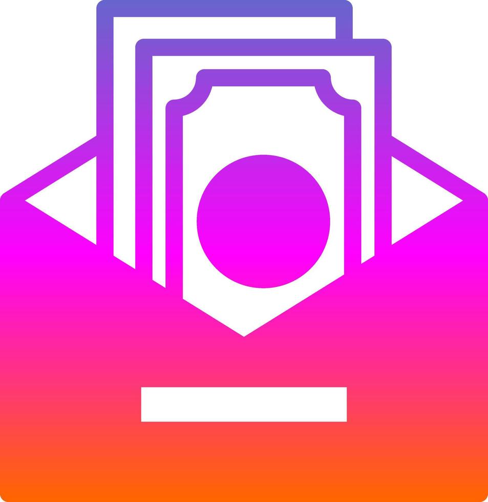 Salary Vector Icon Design