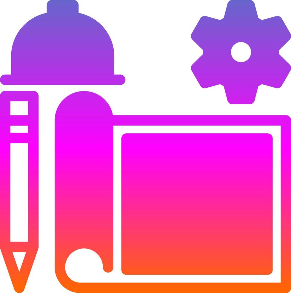 Civil Engenineering Vector Icon Design