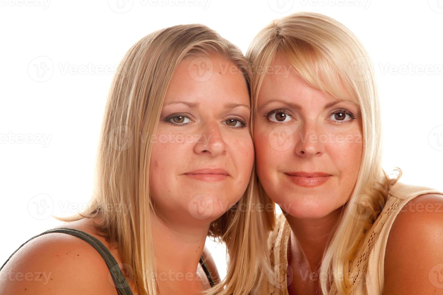 Two Beautiful Sisters Portrait photo