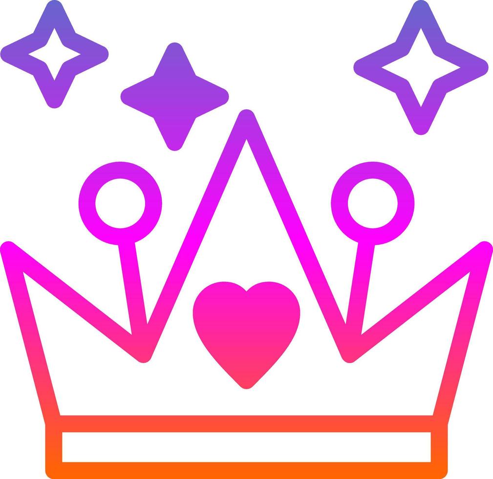 diseño de icono de vector de corona