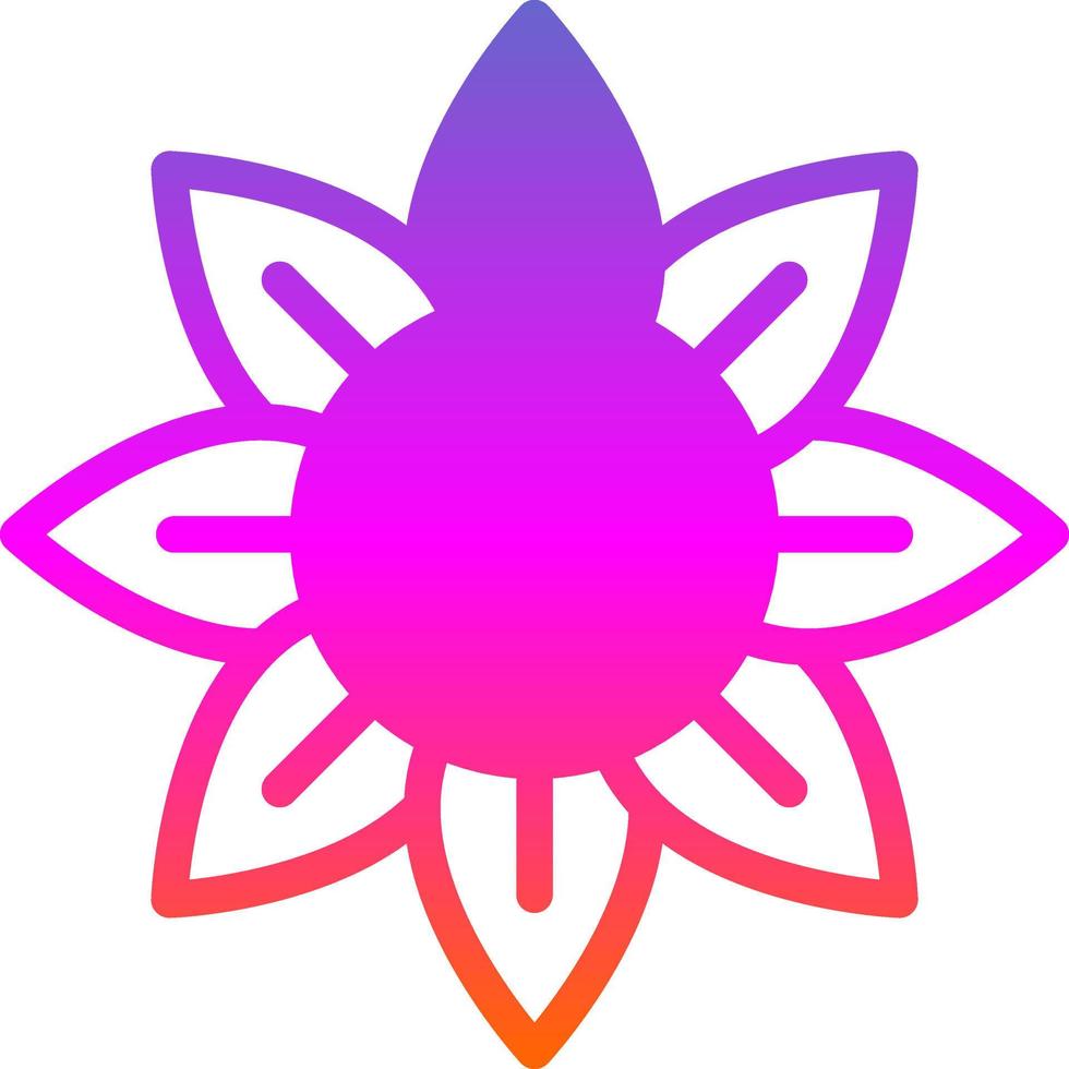 Flower Vector Icon Design