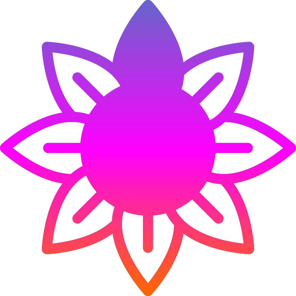 Flower Vector Icon Design