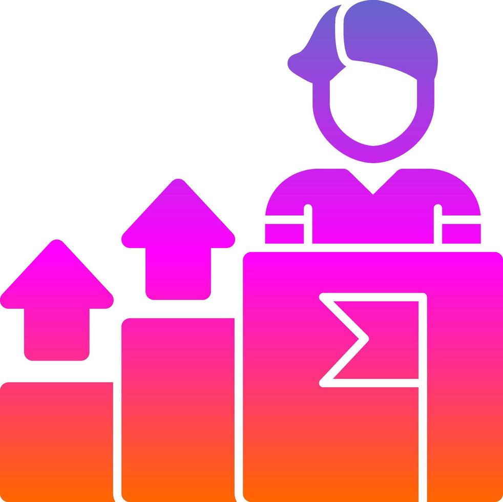 Leadership Vector Icon Design