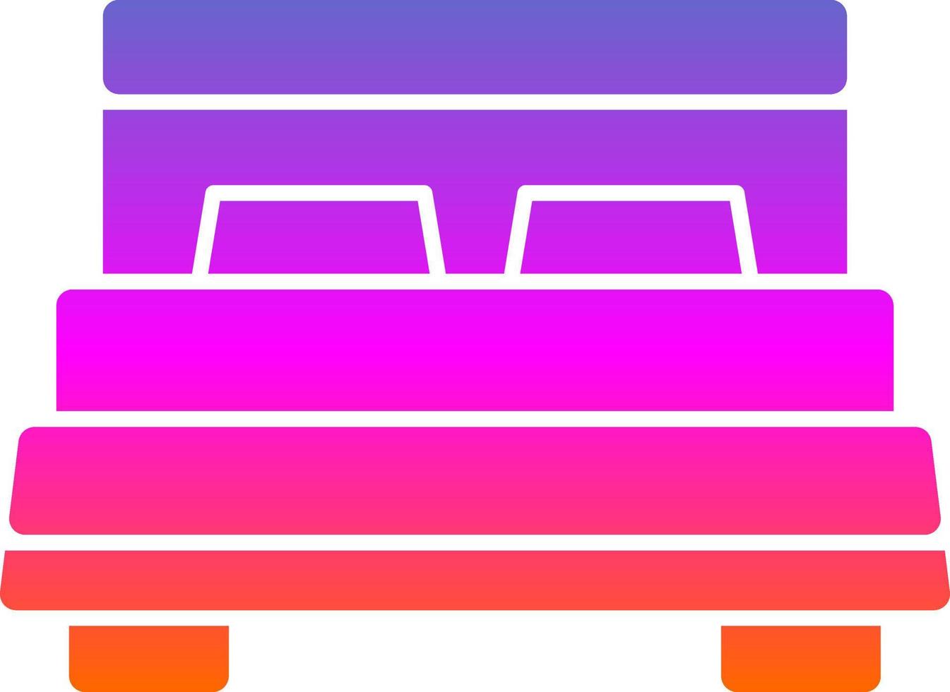 Bed Vector Icon Design