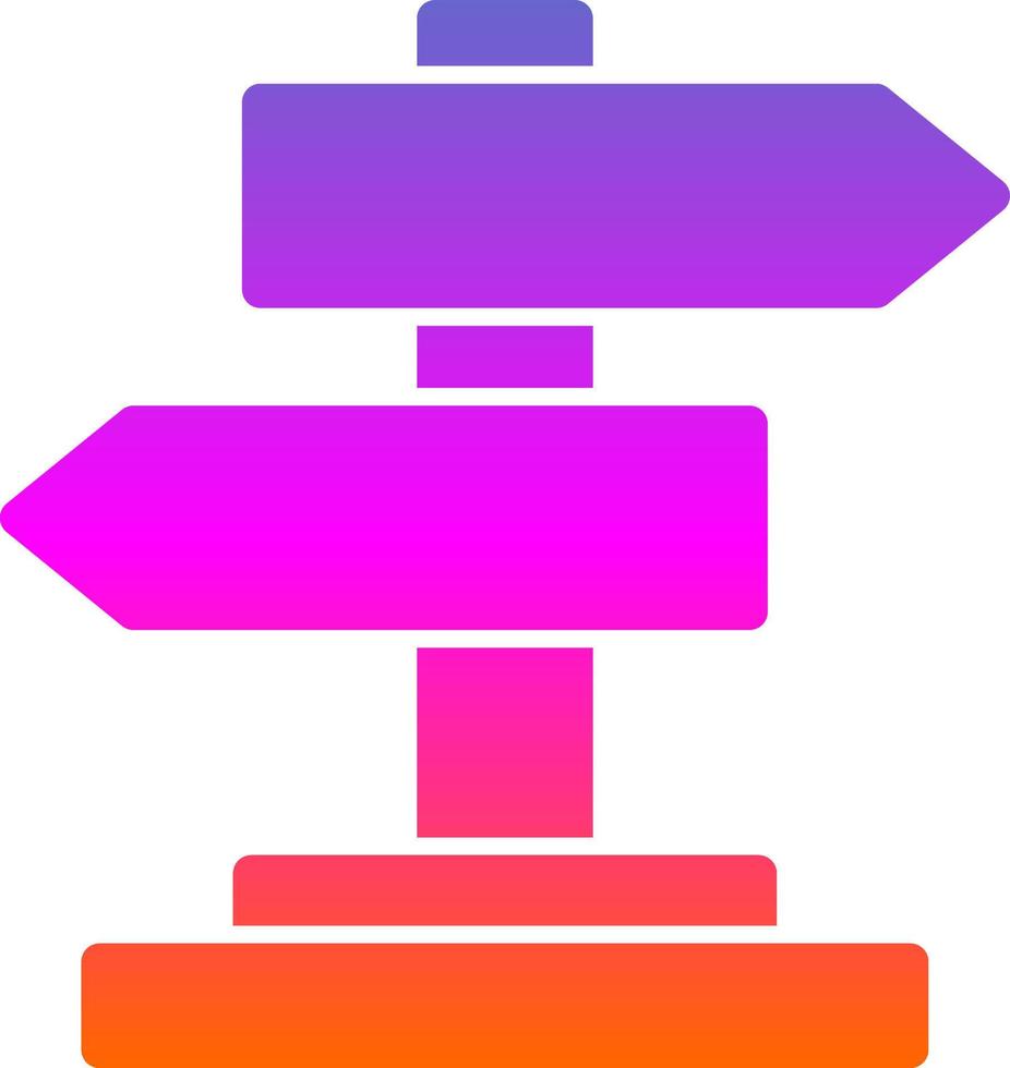 Directions Vector Icon Design