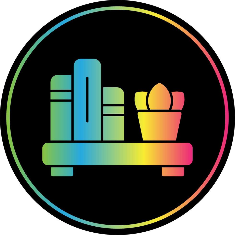 Book Shelf Vector Icon Design