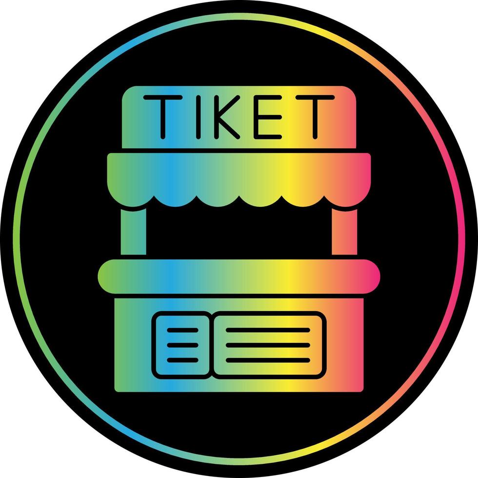 Ticket Office Vector Icon Design