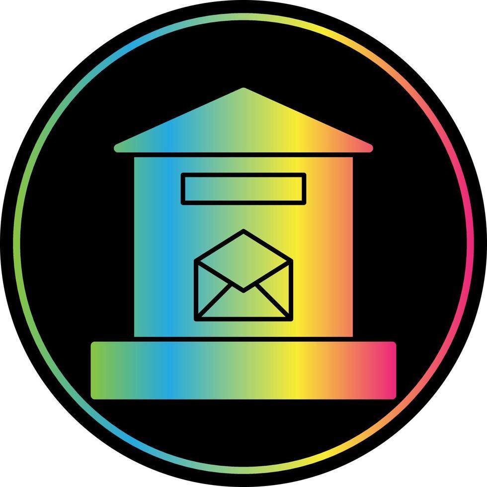 Letter Box Vector Icon Design