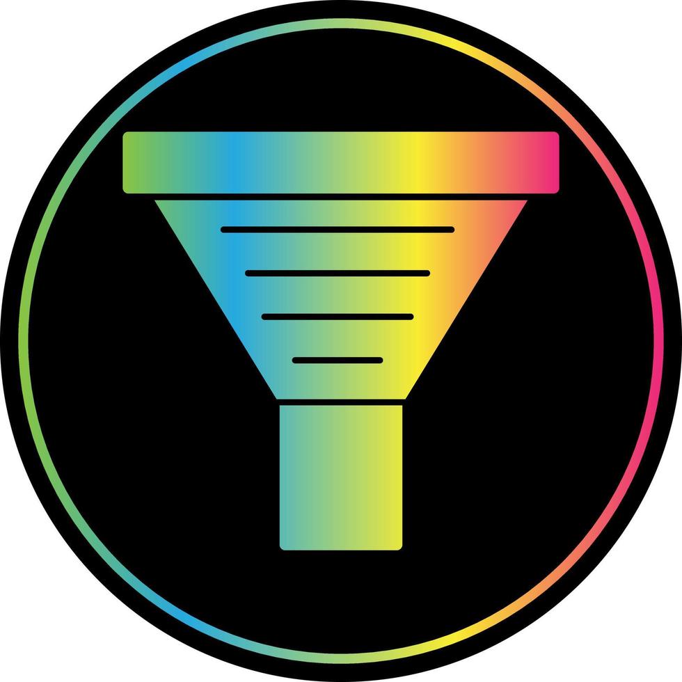 Funnel Vector Icon Design