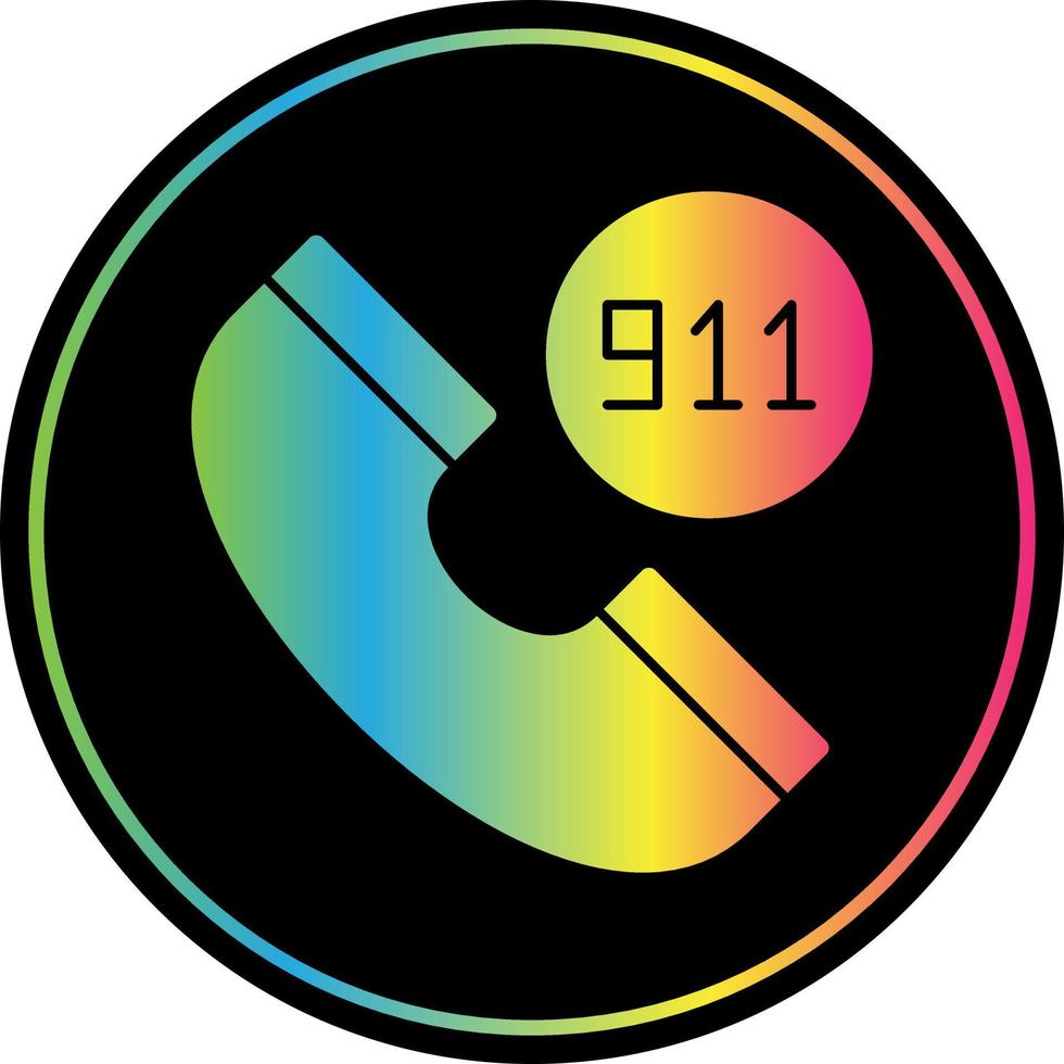 911 Vector Icon Design