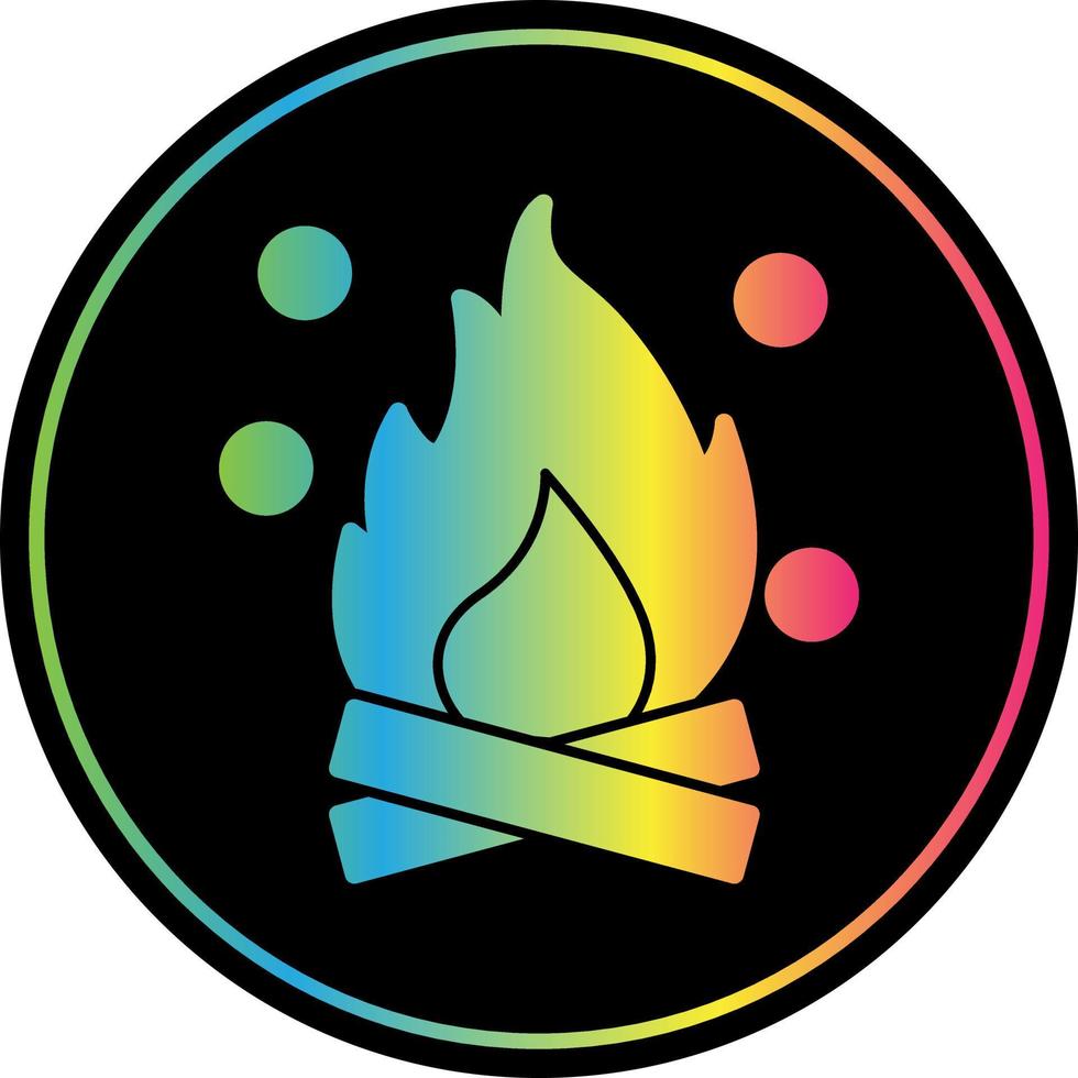 Bonfire Vector Icon Design