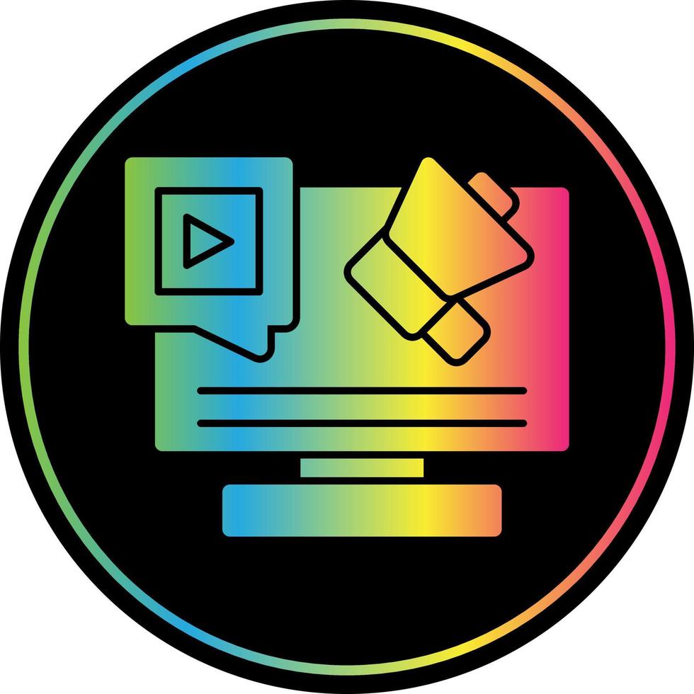 Social Marketing Vector Icon Design