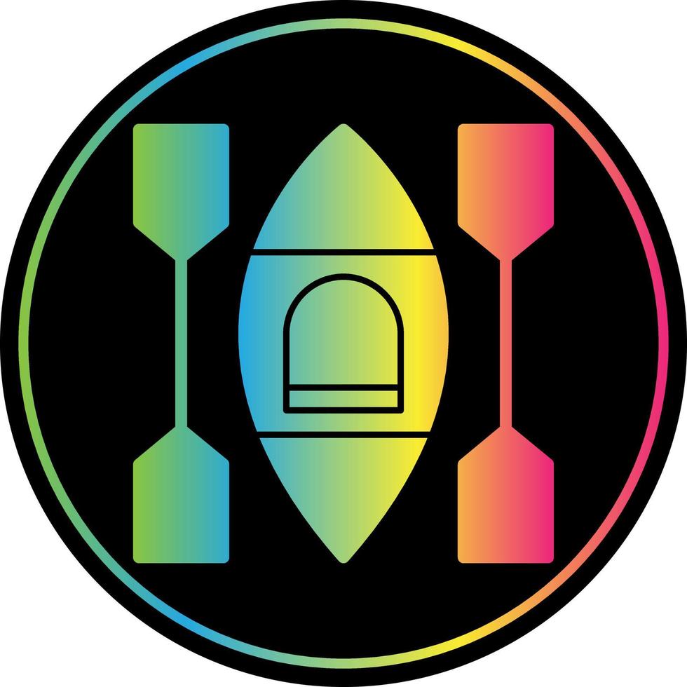 Kayak Vector Icon Design