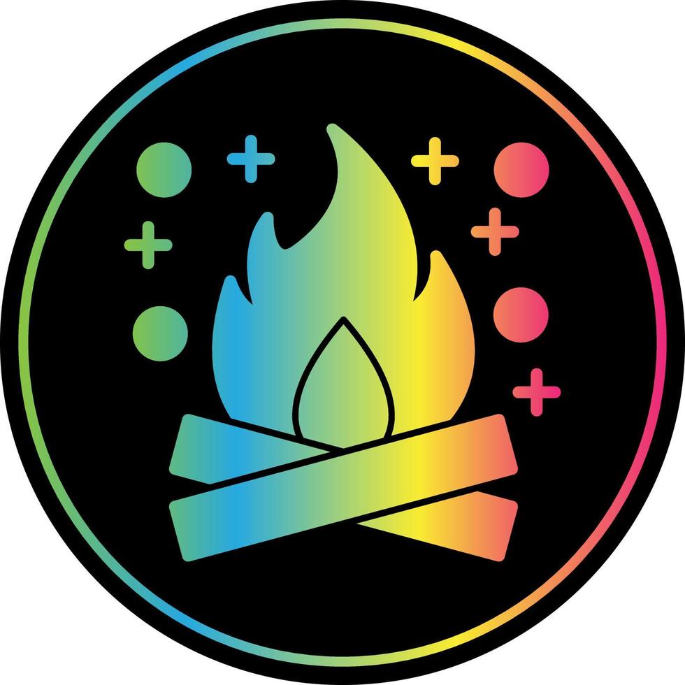 Bonfire Vector Icon Design