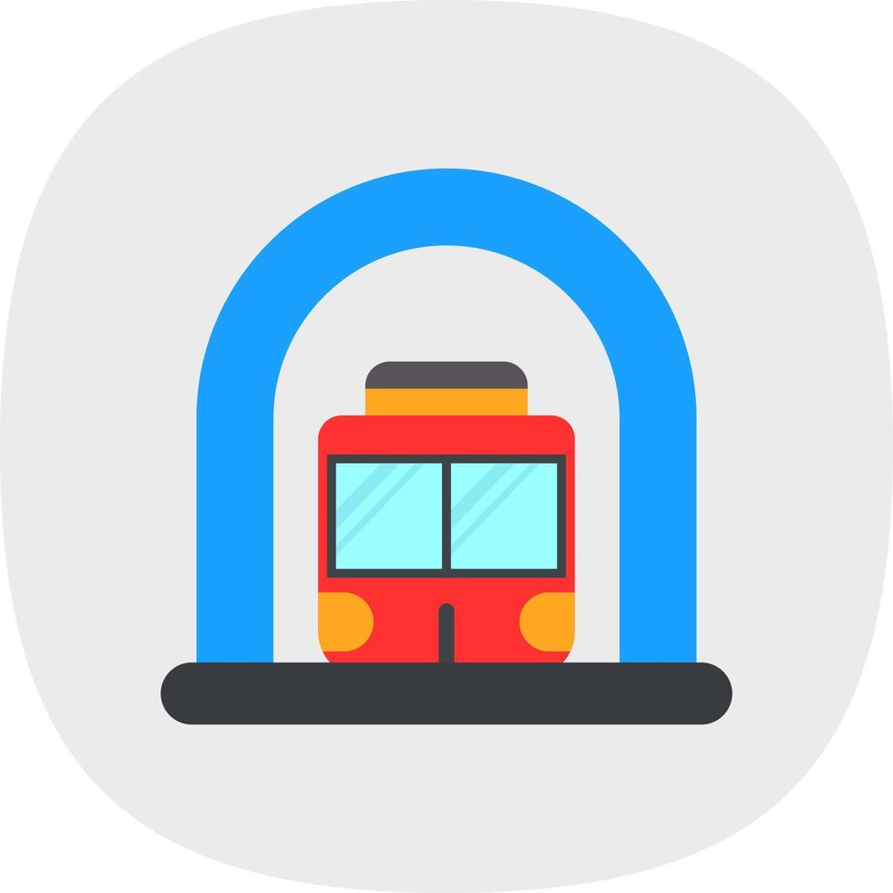 diseño de icono de vector de metro