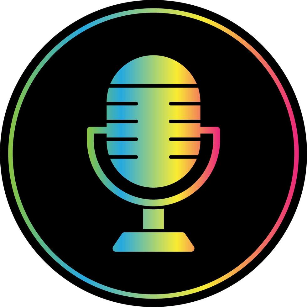 Mike Vector Icon Design