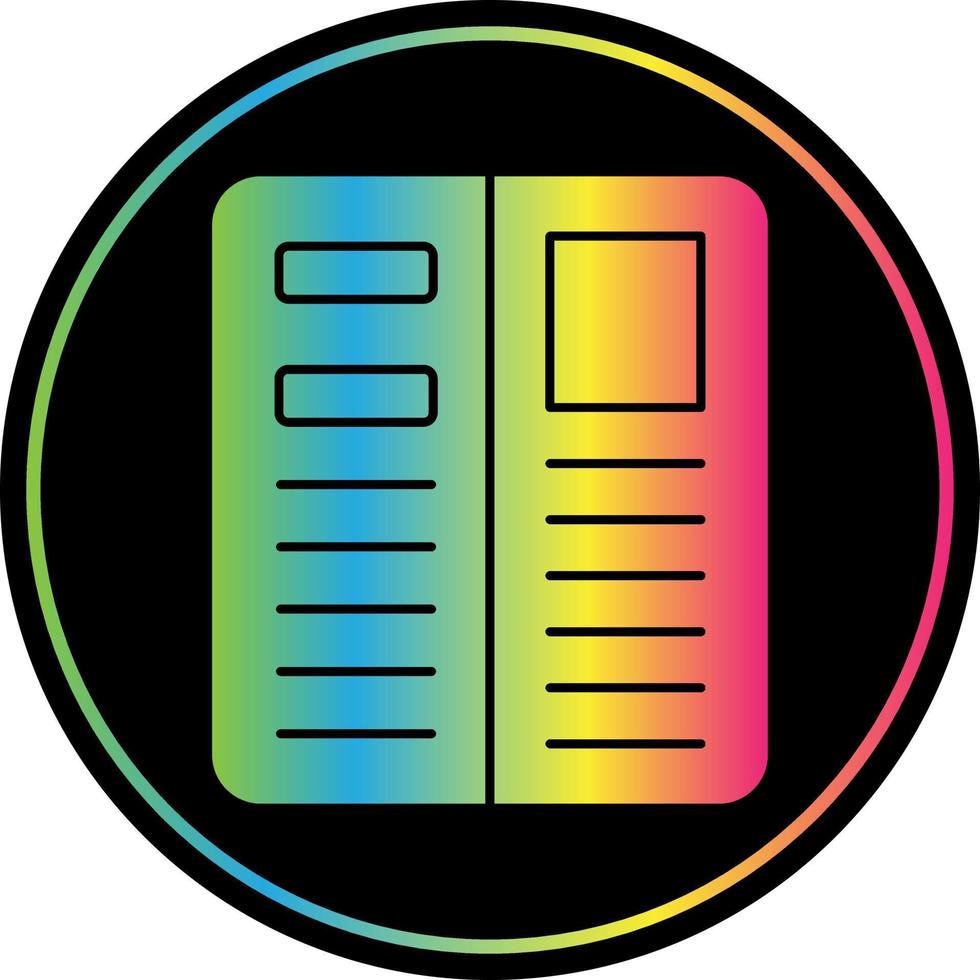 Curriculum Vector Icon Design