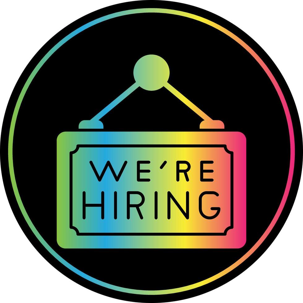 Hiring Vector Icon Design