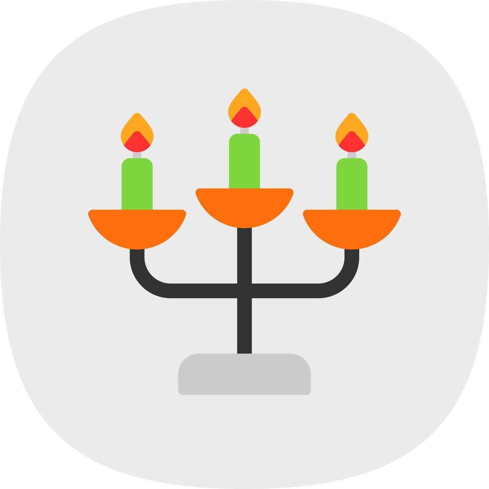 Candelabra Vector Icon Design