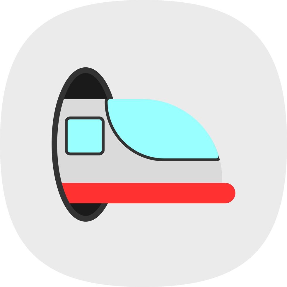 diseño de icono de vector de hiperloop