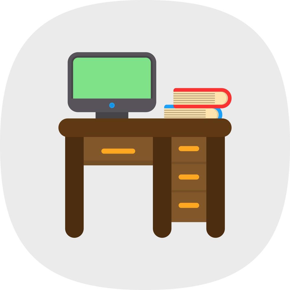Desk Vector Icon Design