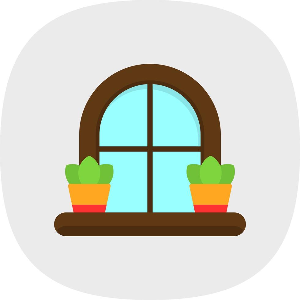 Window Vector Icon Design