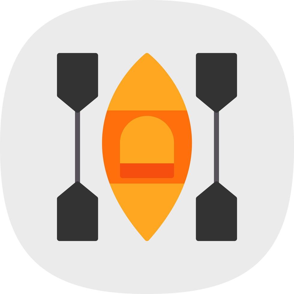 Kayak Vector Icon Design