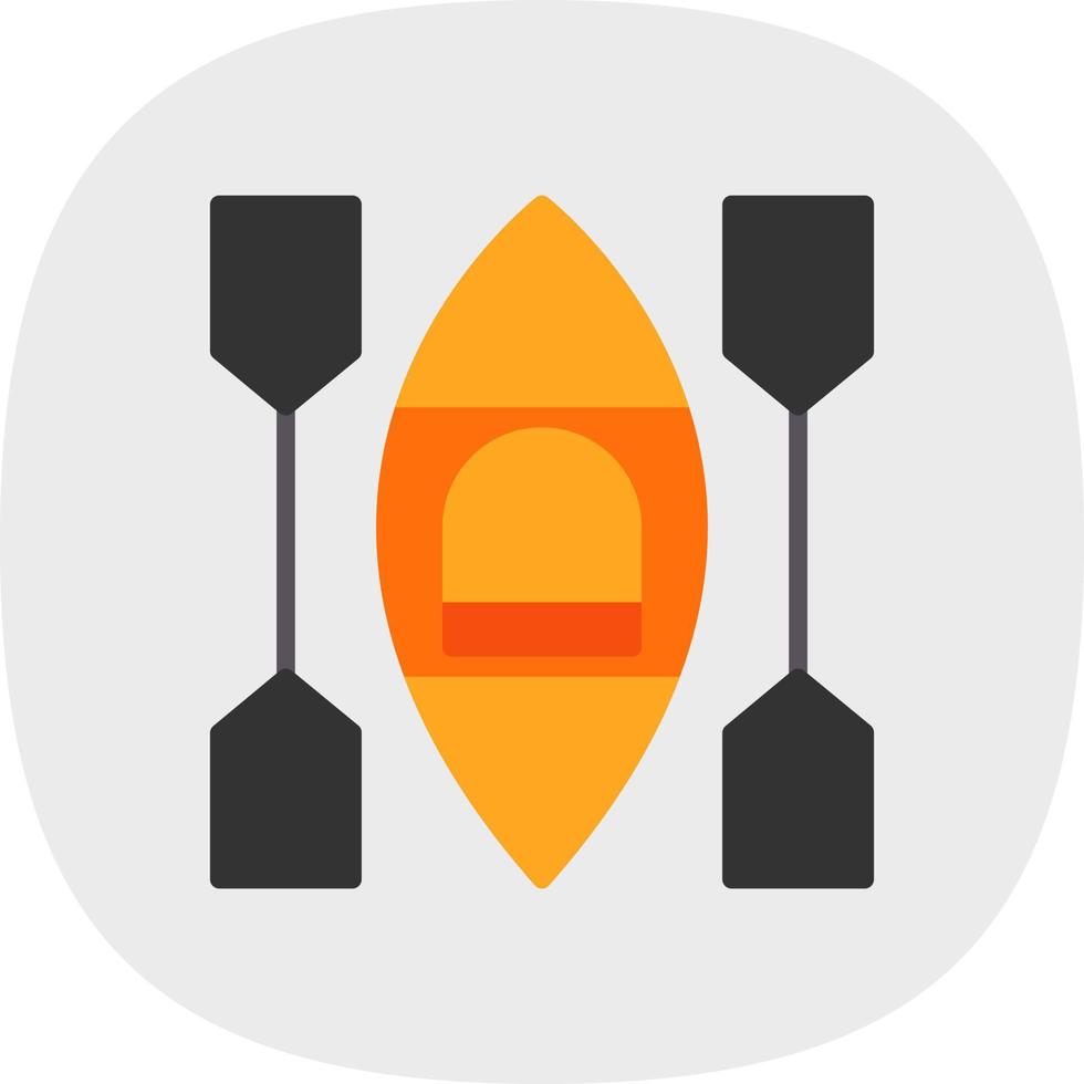 Kayak Vector Icon Design