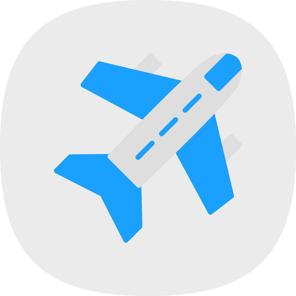 diseño de icono de vector de avión