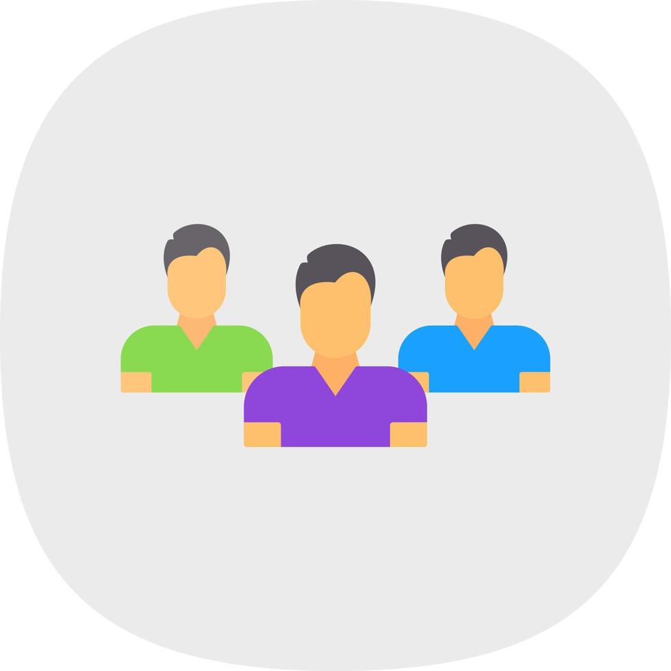 Team Vector Icon Design