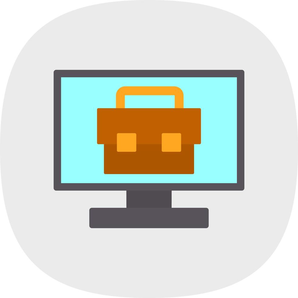 Online Business Vector Icon Design