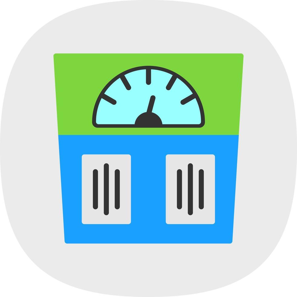 Weight Scale Vector Icon Design