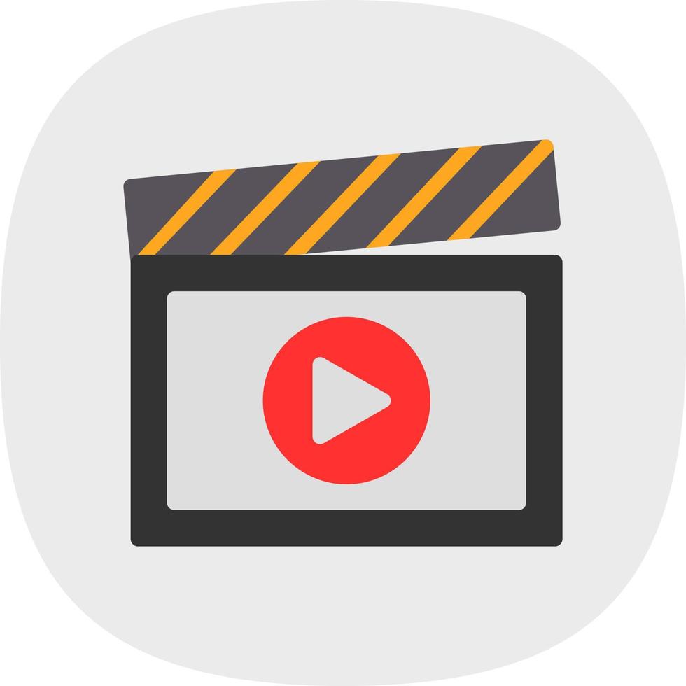 Video Making Vector Icon Design