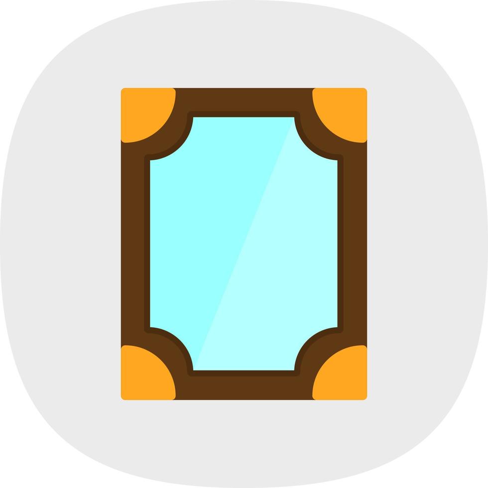 diseño de icono de vector de espejo