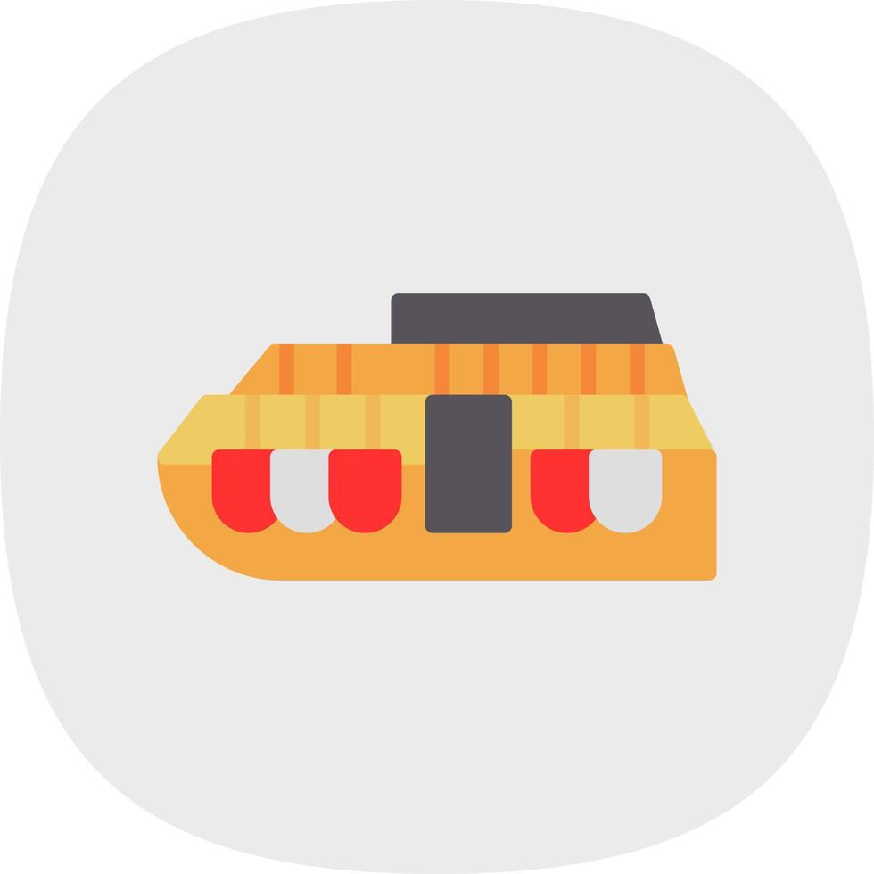 Lifeboat Vector Icon Design