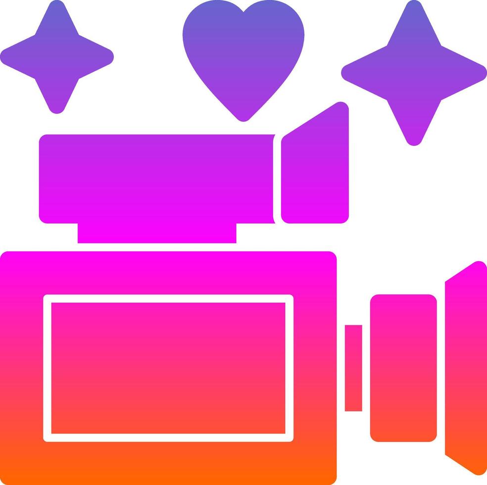 Video Camera Vector Icon Design