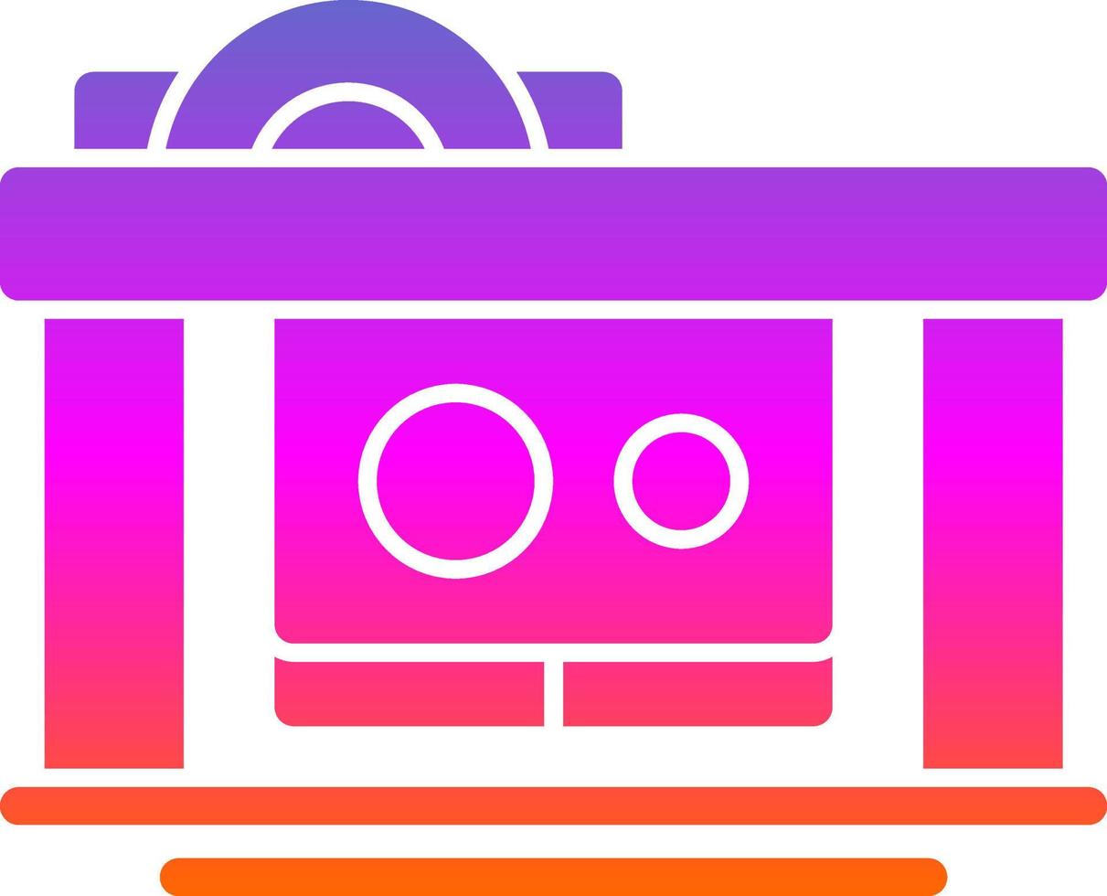 Table Saw Vector Icon Design