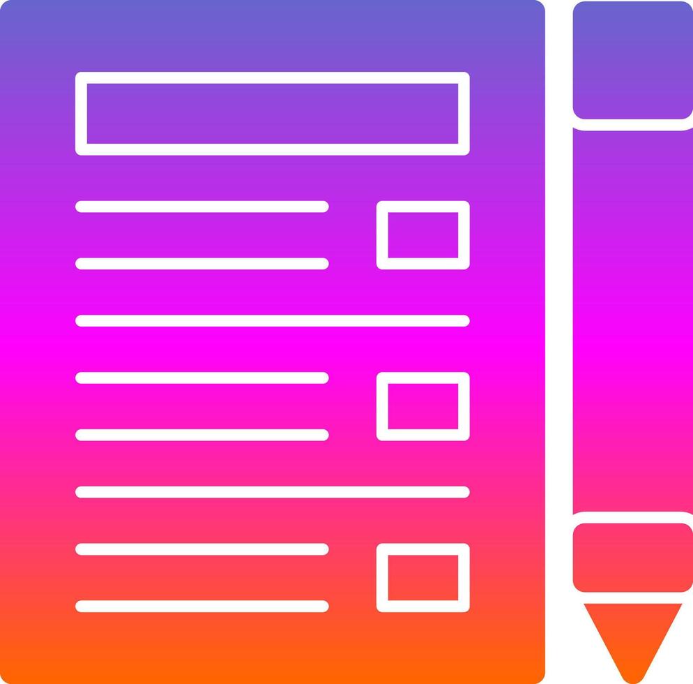 Task List Vector Icon Design