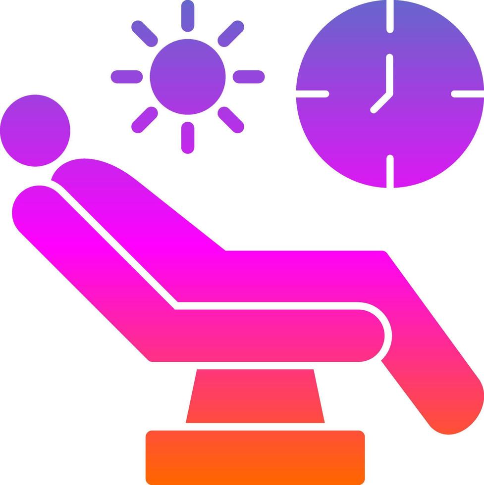 Relaxation Vector Icon Design