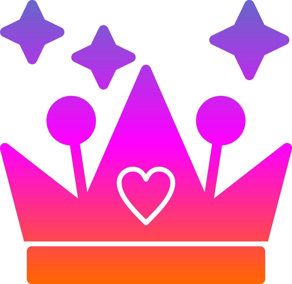 Crown Vector Icon Design