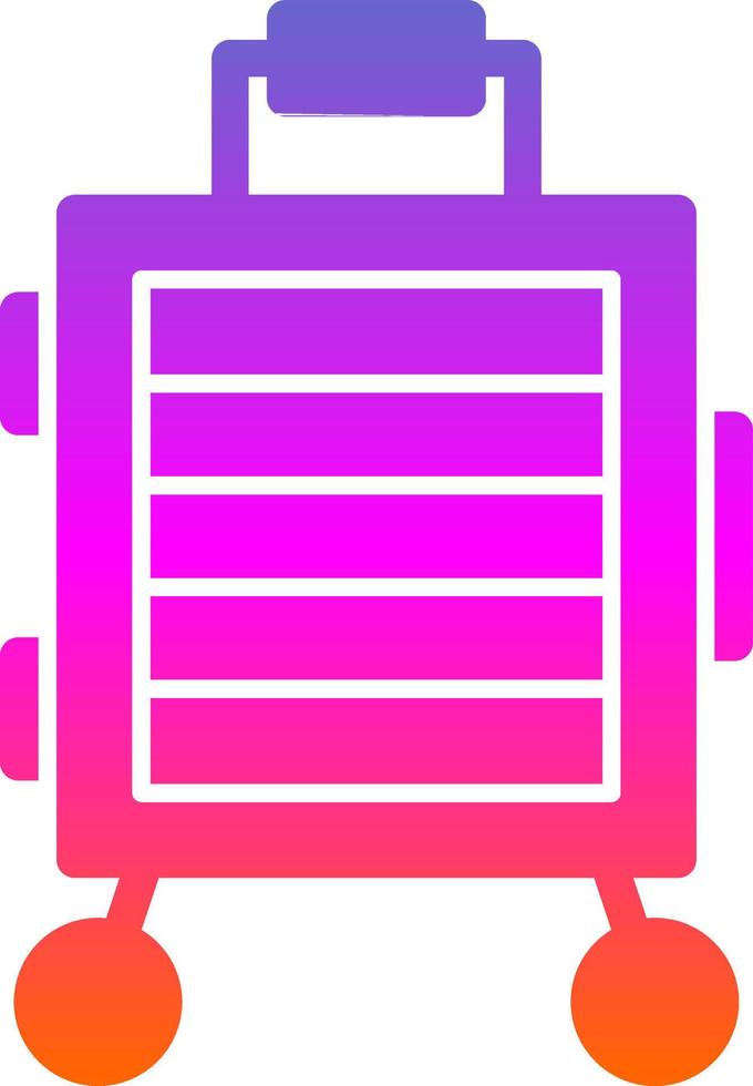Luggage Vector Icon Design
