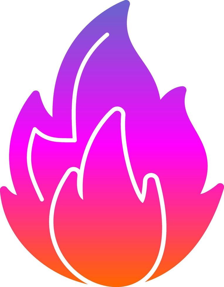 Flame Vector Icon Design