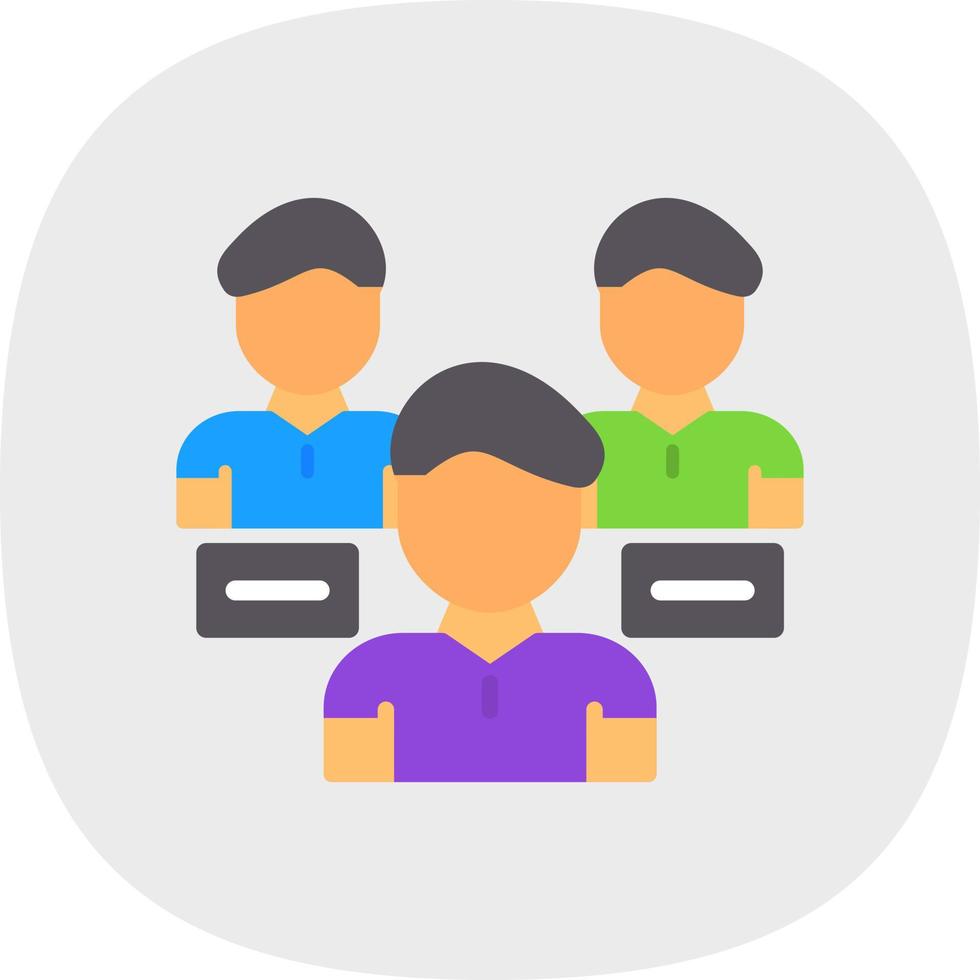 Audience Vector Icon Design