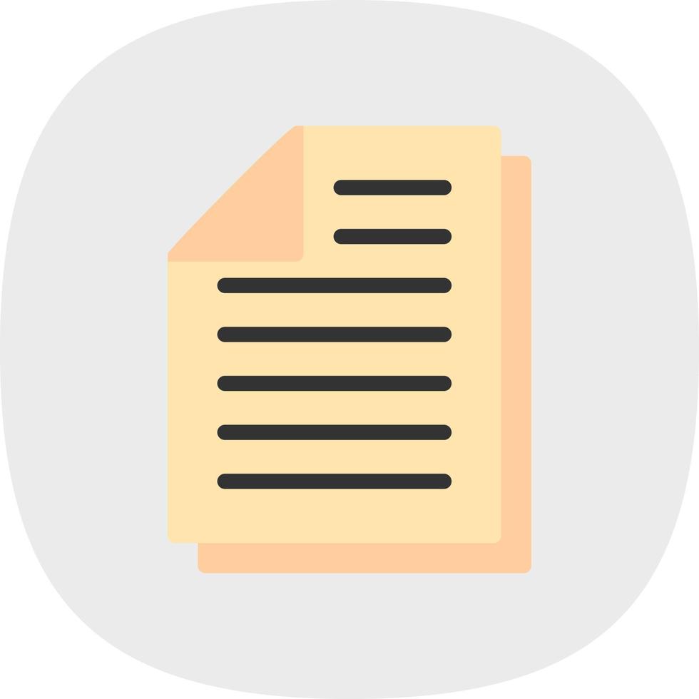 Document Vector Icon Design