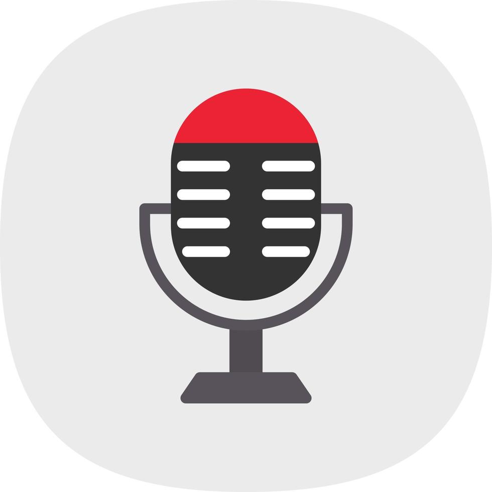 Mike Vector Icon Design